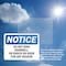Signmission Do Not Ring Doorbell Or Knock On Door For OSHA Notice Sign, Plastic, 14in W x 10in L, 2PK OS-2PACK-NS-P-1014-L-11355 - alternate 6